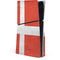 Denmark Flag Distressed PS5 Slim Disk Console Skin